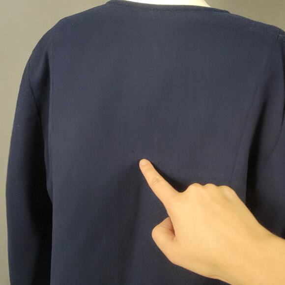 Vintage 1950s–1960s Pendleton 100% Virgin Wool Navy Lined Jacket USA Made - Picture 6 of 14